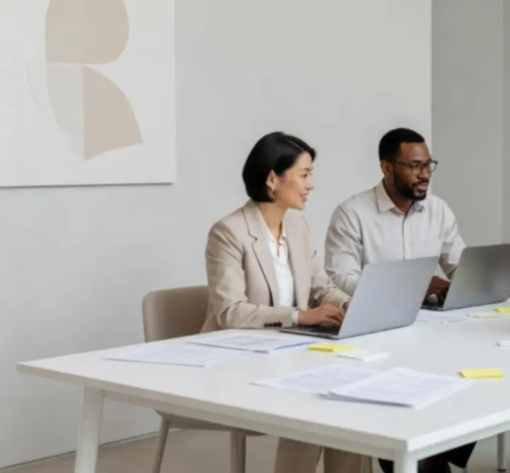 Équipe éditoriale travaillant sur le portail analytique TRYHARDGG SOLUTIONS LIMITED